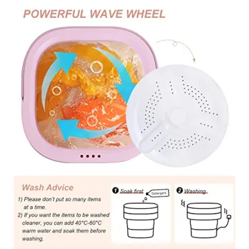 Portable Mini Washer for Underwear and Delicates | Compact Solution