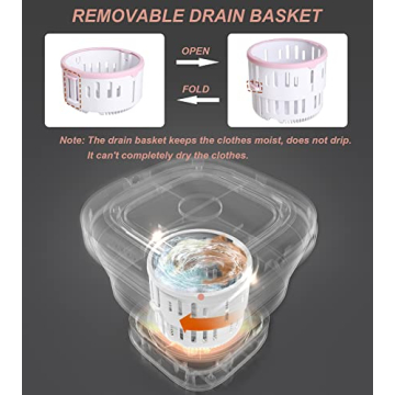 Portable Mini Washer for Underwear and Delicates | Compact Solution