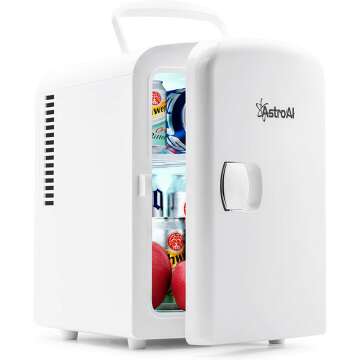 AstroAI Mini Fridge 4L Cooler and Warmer Portable