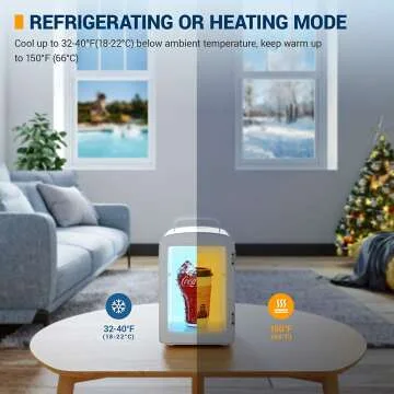 AstroAI Mini Fridge 4L Cooler and Warmer Portable