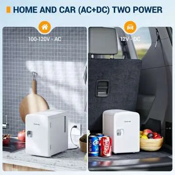 AstroAI Mini Fridge 4L Cooler and Warmer Portable