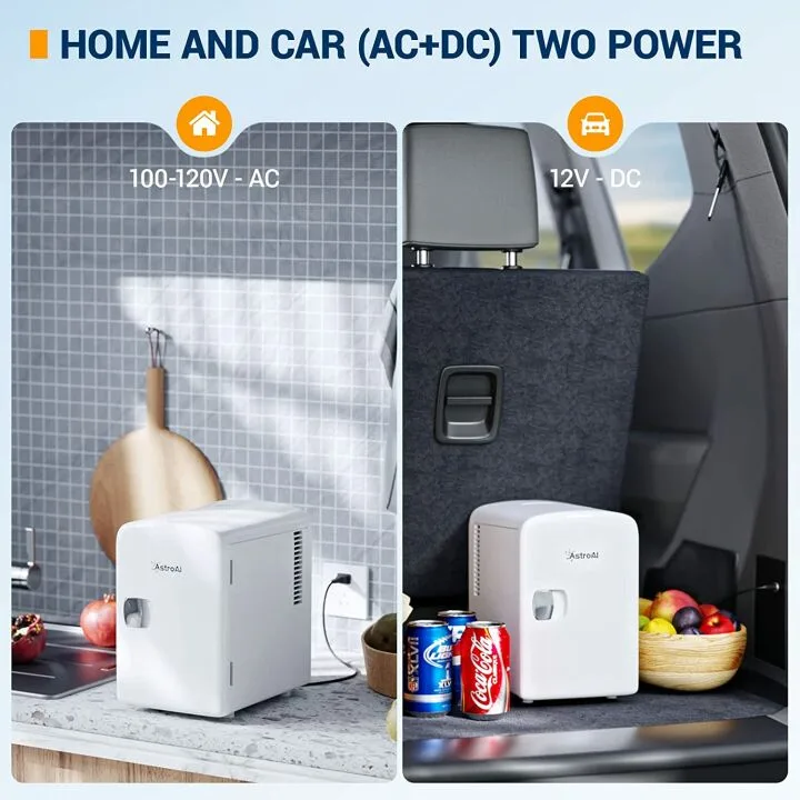 AstroAI Mini Fridge 4L Cooler and Warmer Portable