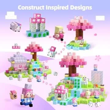 GobiDex Magnetic Blocks Kid Building Toys for 3+ Years Old Girls, STEM Sensory Gifts for Princess, K...