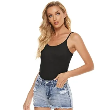 BQTQ Women's 5 Pcs Camisole Tank Tops for Everyday Wear