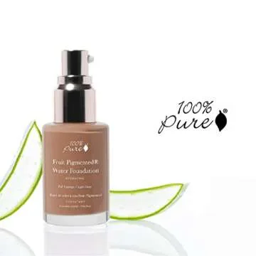 100% PURE Water Foundation - Hydrating, Full Coverage, Dewy Finish