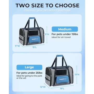 BurgeonNest Cat Carrier with Wheels, Airline Approved Pet Carrier for Cats Dogs 15 lbs with Telescopic Handle, Small Dog Bag with Wheels Removable, Soft Rolling Cat Purse with Large Pocket