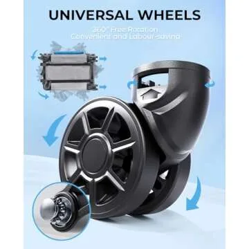 BurgeonNest Cat Carrier with Wheels, Airline Approved Pet Carrier for Cats Dogs 15 lbs with Telescopic Handle, Small Dog Bag with Wheels Removable, Soft Rolling Cat Purse with Large Pocket