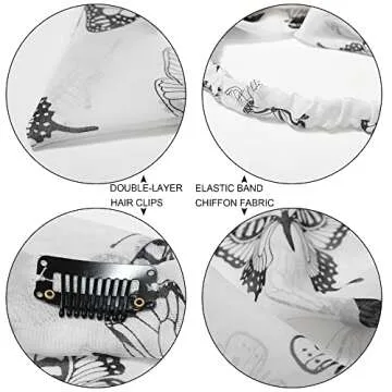 Vintage Floral Elastic Hair Scarves for Women - HAIMEIKANG