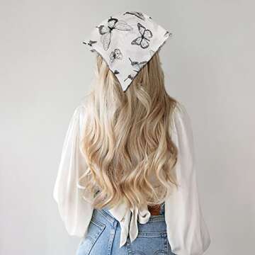 Vintage Floral Elastic Hair Scarves for Women - HAIMEIKANG