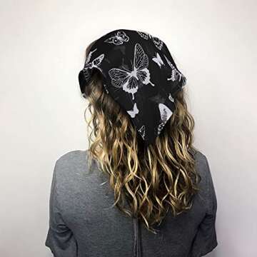 Vintage Floral Elastic Hair Scarves for Women - HAIMEIKANG