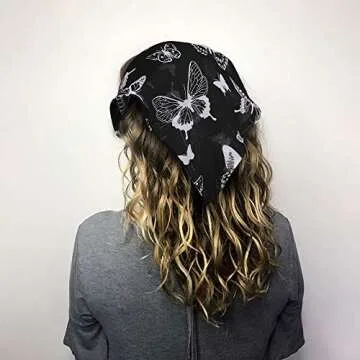 Vintage Floral Elastic Hair Scarves for Women - HAIMEIKANG