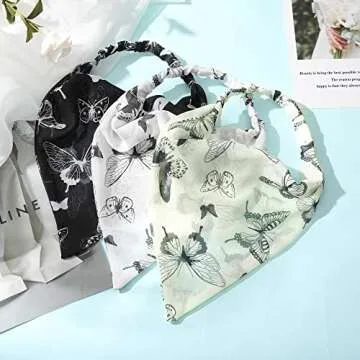Vintage Floral Elastic Hair Scarves for Women - HAIMEIKANG