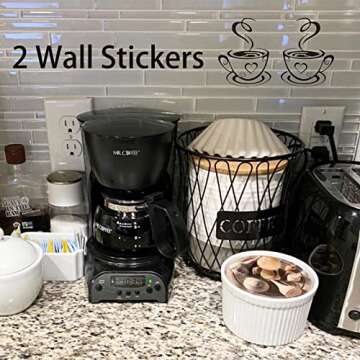 Stegodon K Cup Holder with Stickers, Large Capacity Coffee Capsule Organizer, 50 k cup storage organizer, Kcups Pod Organizer for Coffee Bar Accessories&Decor, Coffee Pod Storage Holder for Counter