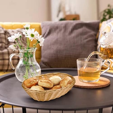 Yesland 16 Pack Oval Basket Set for Food Storage and Decor