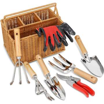 SOLIGT Gardening Tools Set – Durable Stainless Steel