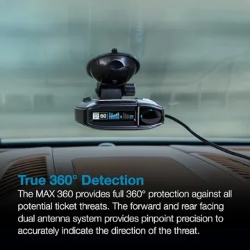 Escort MAX 360 Radar Detector with GPS and Bluetooth