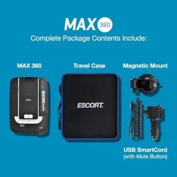 Escort MAX 360 Radar Detector with GPS and Bluetooth