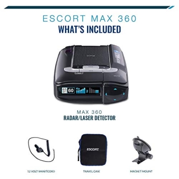 Escort MAX 360 Radar Detector with GPS and Bluetooth