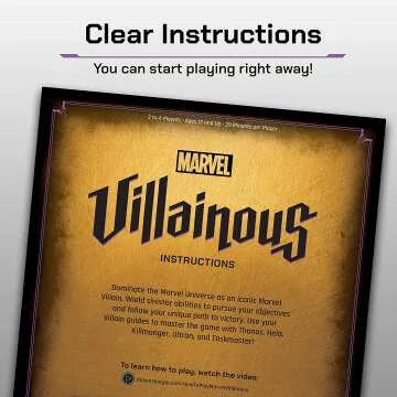 Marvel Villainous: Infinite Power Board Game 12+ Years