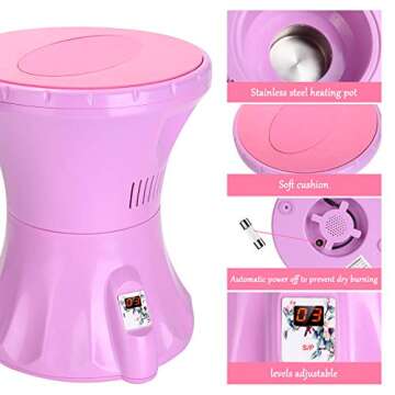 Exbomwit Yoni Seat Seat Yoni Steam Seat Vaginial Steaming Seat Instrument Fumigation Sitting Gynecological Reproductive Steamer Chair Vaginal moisturizing Eliminate vaginal