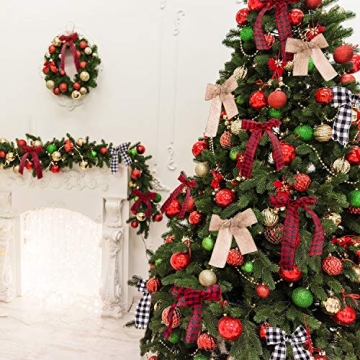 Whaline Wired Edge Ribbons for Holiday Crafts and Gift Wrapping