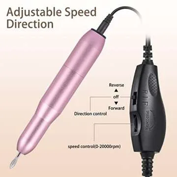 Uouteo Electric Nail Drill Kit for Manicure & Pedicure