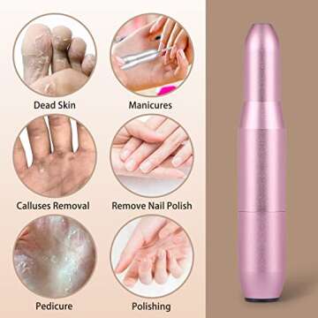 Uouteo Electric Nail Drill Kit for Manicure & Pedicure