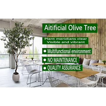 Stunning 7ft Artificial Olive Tree for Modern Decor