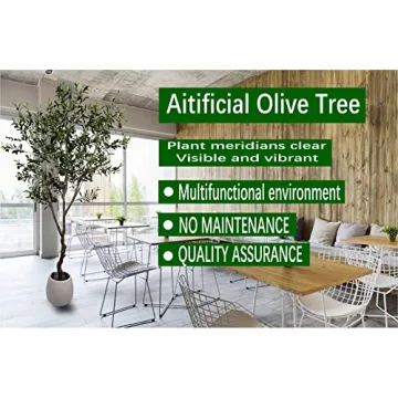 Stunning 7ft Artificial Olive Tree for Modern Decor