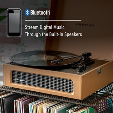 Crosley Voyager Vintage Portable Record Player with Bluetooth