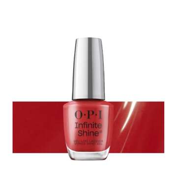 OPI Infinite Shine Big Apple Red Nail Polish - Vibrant & Durable