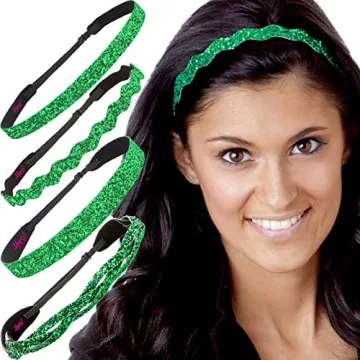 Hipsy Irish Green Hairbands for St Pattys Day Fun