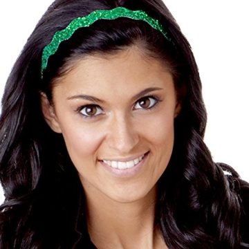 Hipsy Irish Green Hairbands for St Pattys Day Fun