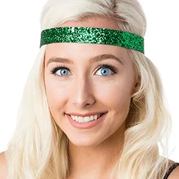 Hipsy Irish Green Hairbands for St Pattys Day Fun