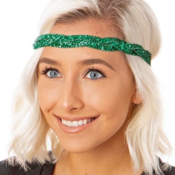 Hipsy Irish Green Hairbands for St Pattys Day Fun