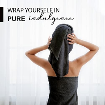 KAHAF Collection 100% Cotton Bath Towels 24x48 Pack of 6