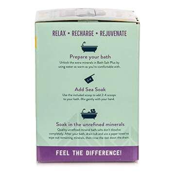 Redmond - Sea Soak Bath Salt, Minerals and Nutrients for Detox, 7 lbs