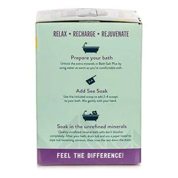 Redmond - Sea Soak Bath Salt, Minerals and Nutrients for Detox, 7 lbs