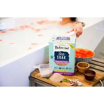 Redmond - Sea Soak Bath Salt, Minerals and Nutrients for Detox, 7 lbs