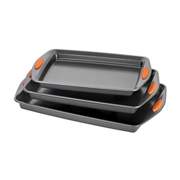 Rachael Ray Nonstick Bakeware Set with Grips - 3 Piece