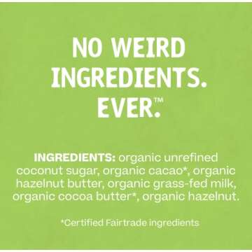 Hu Grass-Fed Milk Chocolate Bars Hazelnut Butter | Natural Ingredients, Organic Milk, Gluten Free, Paleo, Non GMO, Fair Trade Delicious Chocolate | 12 Pack | 2.1oz Each