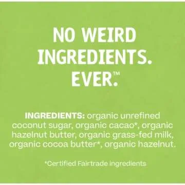 Hu Grass-Fed Milk Chocolate Bars Hazelnut Butter | Natural Ingredients, Organic Milk, Gluten Free, Paleo, Non GMO, Fair Trade Delicious Chocolate | 12 Pack | 2.1oz Each