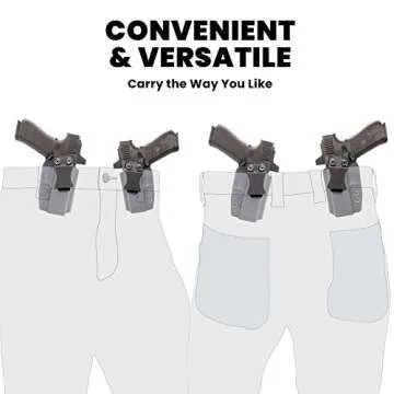 Rounded IWB Holster Fits: S&W Shield 9MM 40SW 3.1in Holster - RH - Black Kydex - Concealment Express - American Made