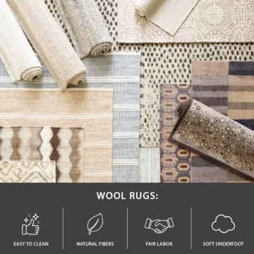 Dash & Albert Conall Wool Rug for High Traffic Areas