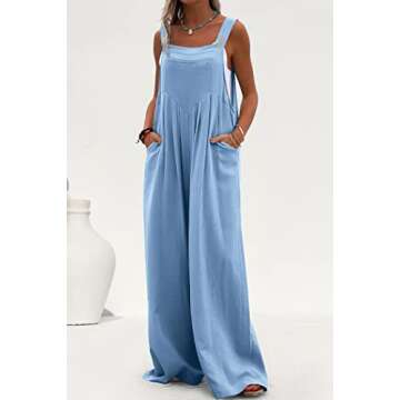 PRETTYGARDEN Women's Summer Bib Overalls - Comfort & Style