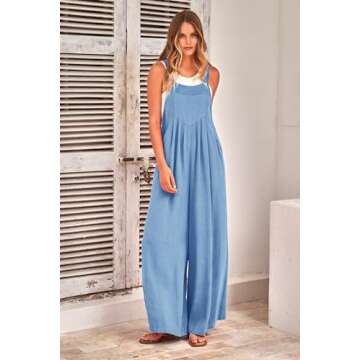 PRETTYGARDEN Women's Summer Bib Overalls - Comfort & Style