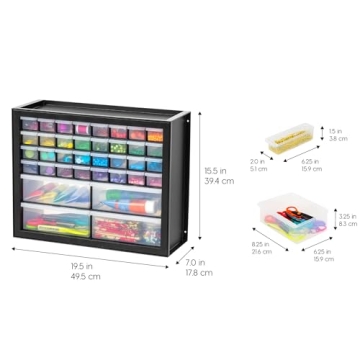 36 Drawer Screw Organizer for Crafts & Hardware