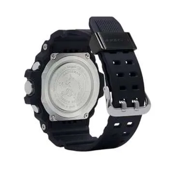 Casio mens Tactical Rangeman G-Shock Solar Atomic Watch, Black/Black, GW9400-1B