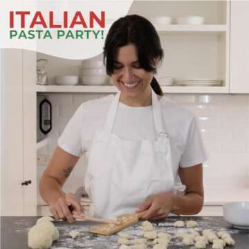 KneadEat Gnocchi Board Set. Natural Bamboo Wooden Set for Handmaking Italian Gnocchi Pasta. Perfect Ridges that Form the Grooves. Garganelli, Cavarola, Cavatelli, Tortellini. Easy to Use and Clean.