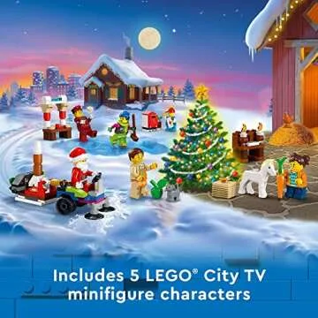 LEGO City 2022 Advent Calendar for Kids Age 5+ with 287 Pieces